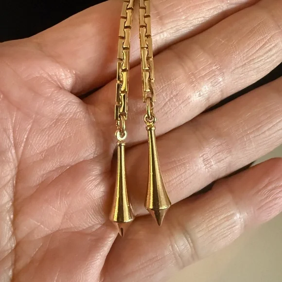 Sarah Coventry Gold Lariat Bolo Necklace - Picture 4 of 7